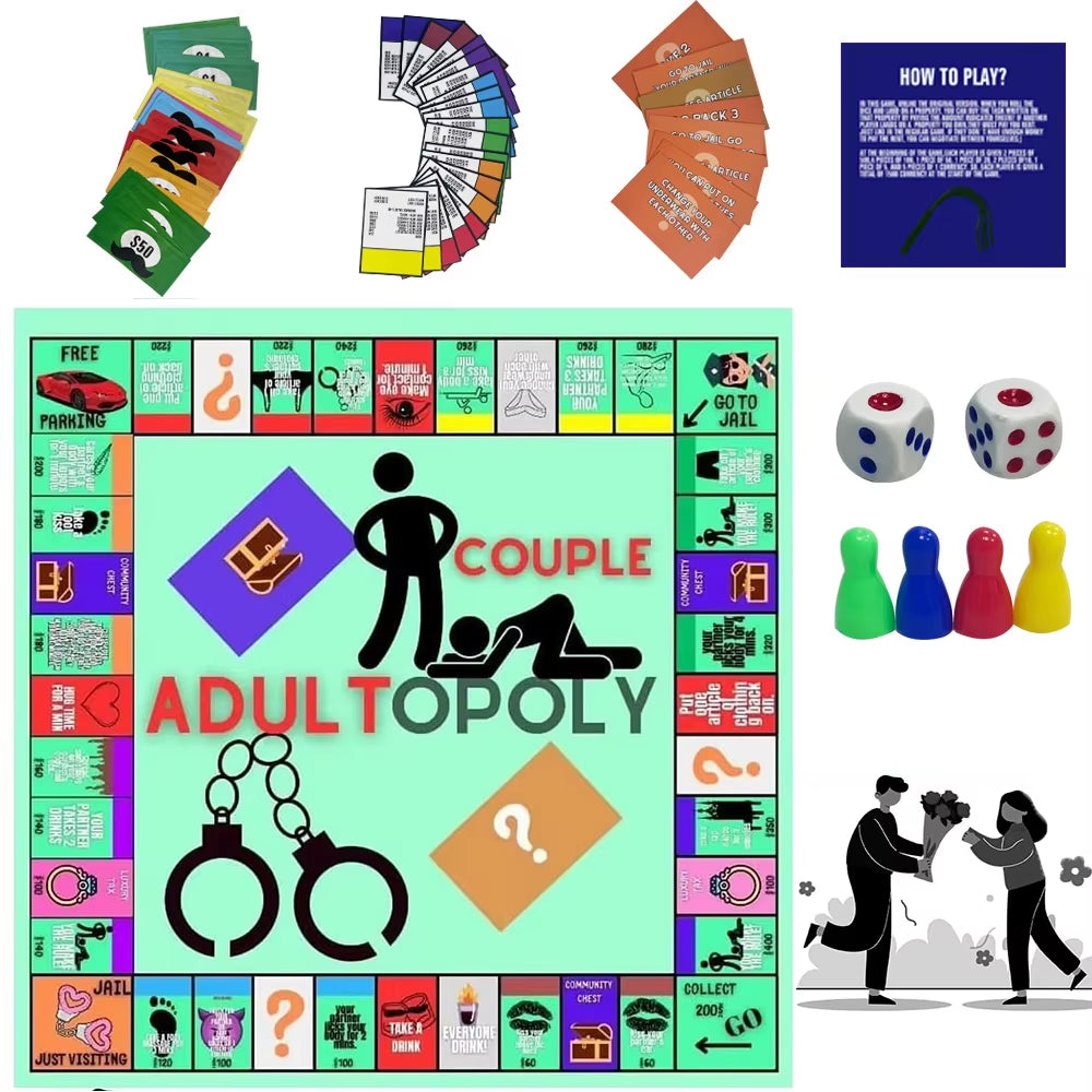 Adult Couple Game Night Intimacy Deck Cards Board Game Adults Date Night Ideas Relationship Card Game for Girlfriend Boyfriend