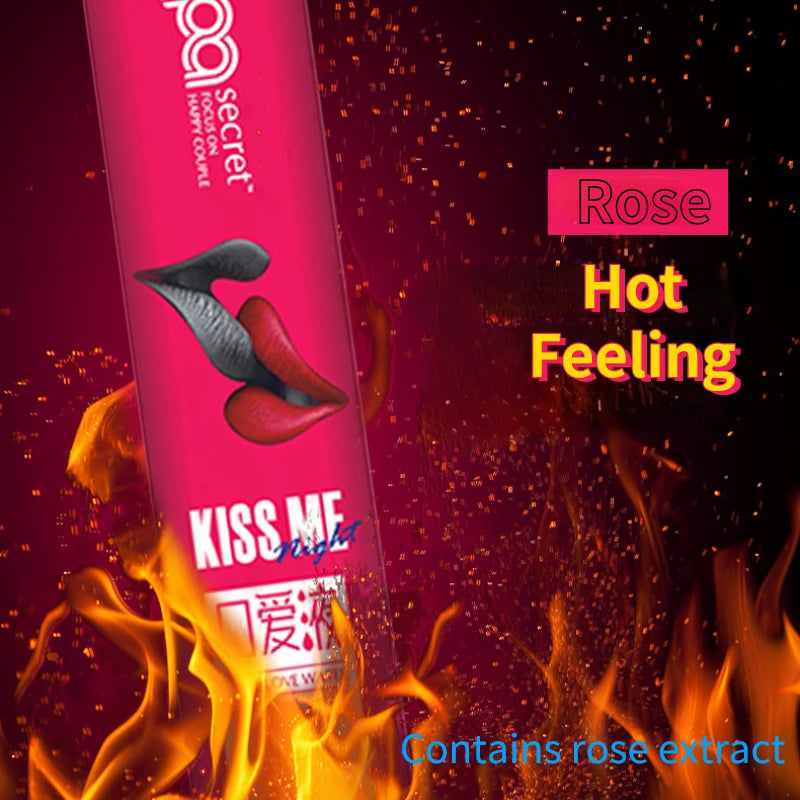 6Pcs Oral Sex Water Liquid Edible Lubricant Strawberry Peach Flavor Ice Fire Lubricants Sex Toys for Women Men Couples Sexshop